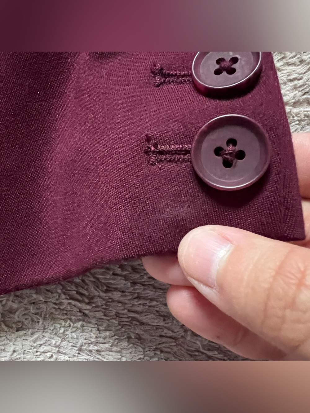 Boden Burgundy Blazer Preppy Minimalist Quiet Luxury Office Business Sz 4 - Picture 7 of 9